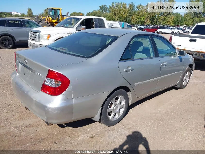 2004 Toyota Camry Le VIN: 4T1BE32K54U298999 Lot: 40416197