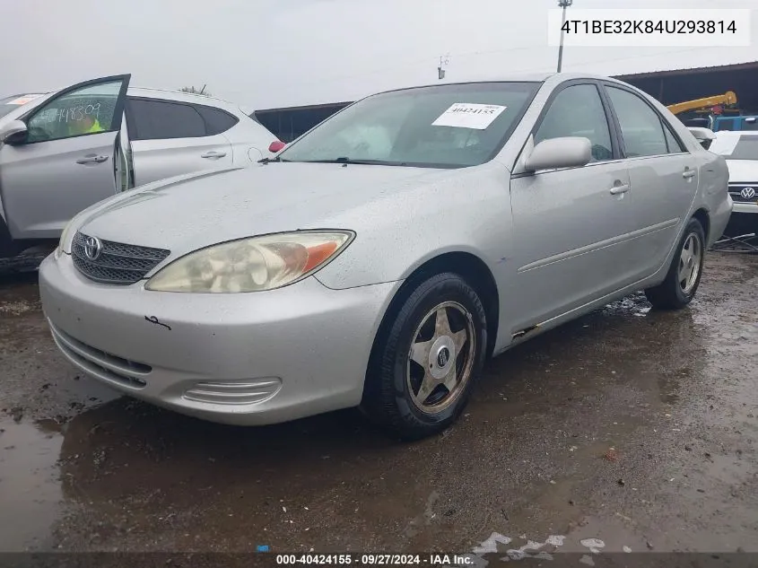 2004 Toyota Camry Le VIN: 4T1BE32K84U293814 Lot: 40424155