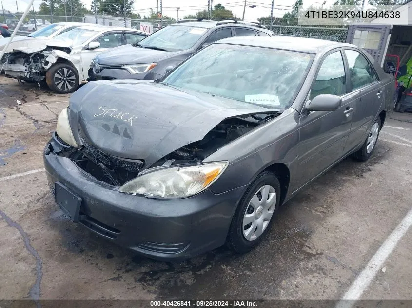 2004 Toyota Camry Le VIN: 4T1BE32K94U844638 Lot: 40426841