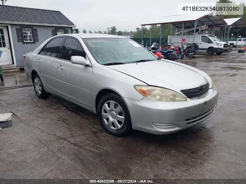 2004 Toyota Camry Le VIN: 4T1BE32K54U813080 Lot: 40432289