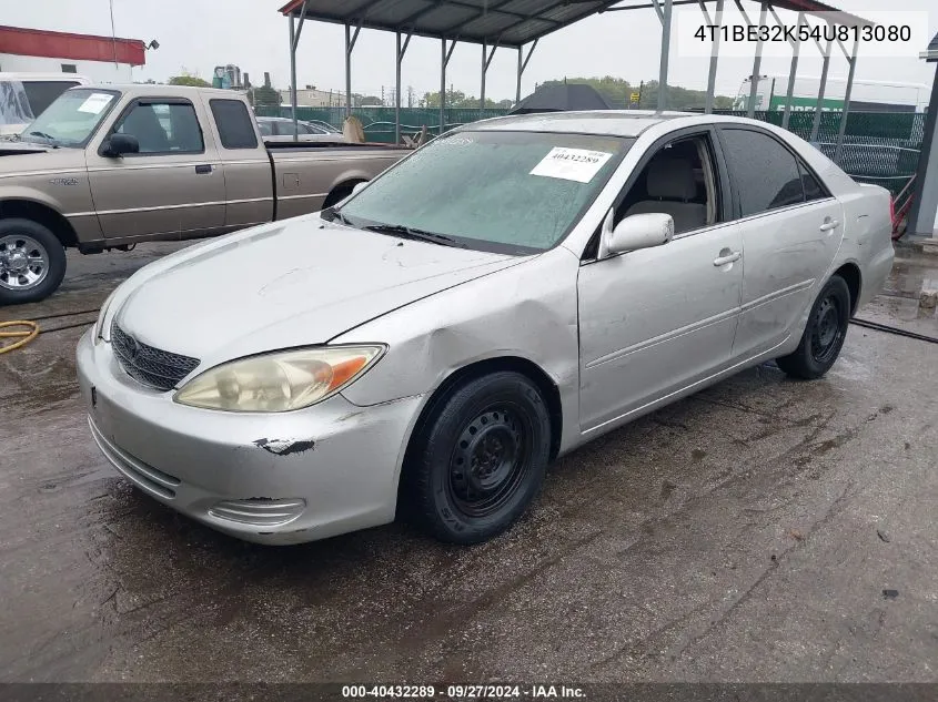 2004 Toyota Camry Le VIN: 4T1BE32K54U813080 Lot: 40432289