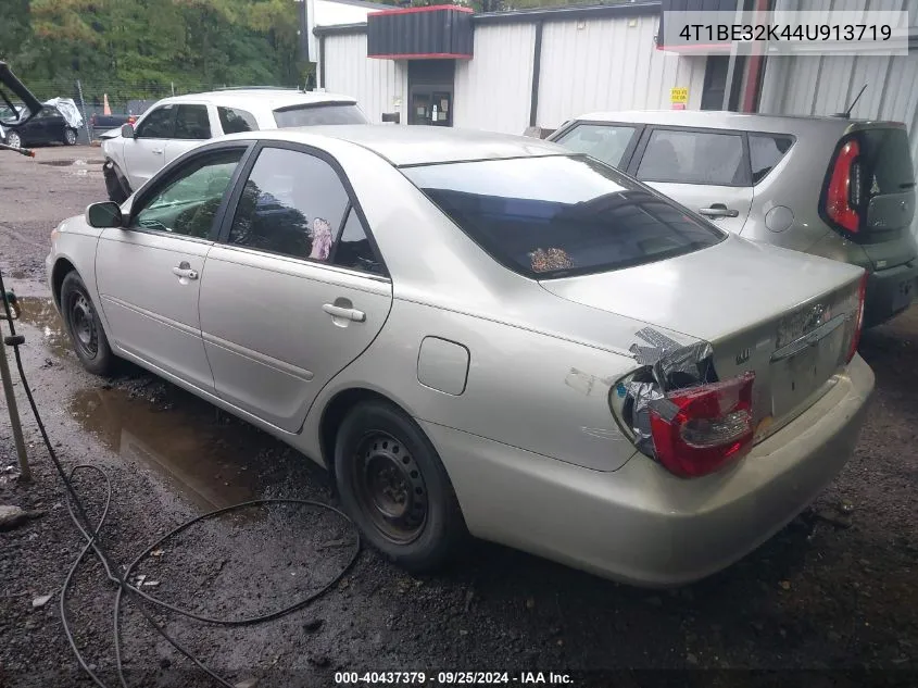 2004 Toyota Camry Le VIN: 4T1BE32K44U913719 Lot: 40437379