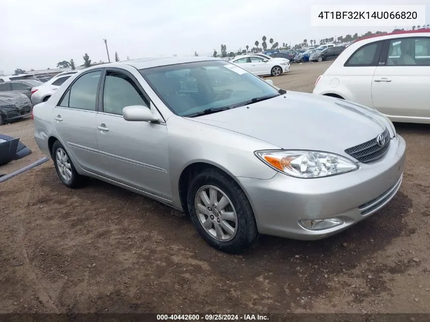 4T1BF32K14U066820 2004 Toyota Camry Xle V6