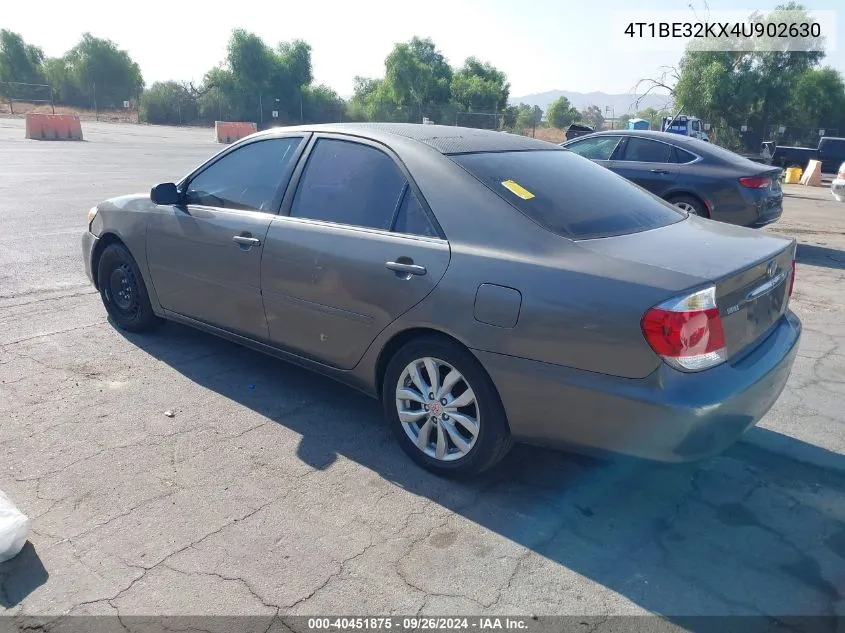 2004 Toyota Camry Le VIN: 4T1BE32KX4U902630 Lot: 40451875