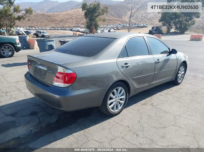 4T1BE32KX4U902630 2004 Toyota Camry Le