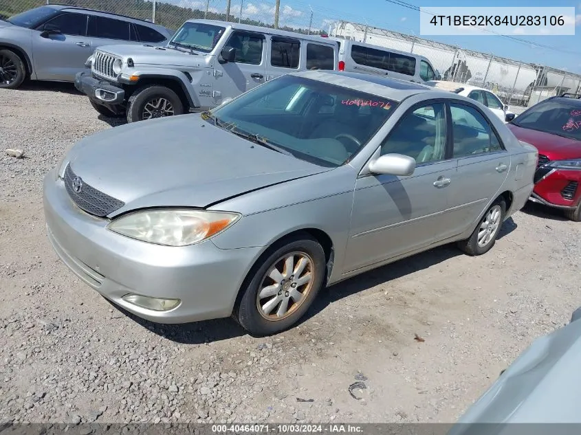 2004 Toyota Camry Xle VIN: 4T1BE32K84U283106 Lot: 40464071