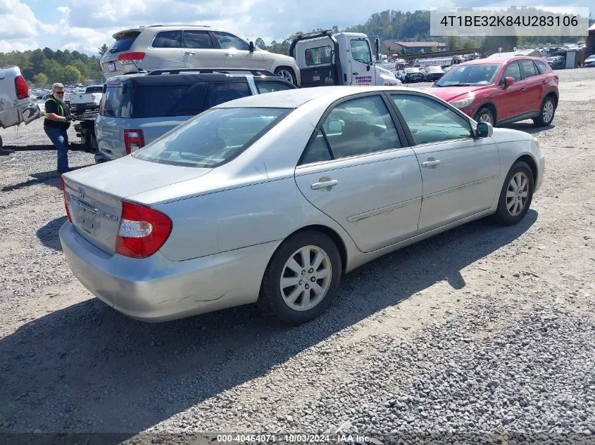 4T1BE32K84U283106 2004 Toyota Camry Xle