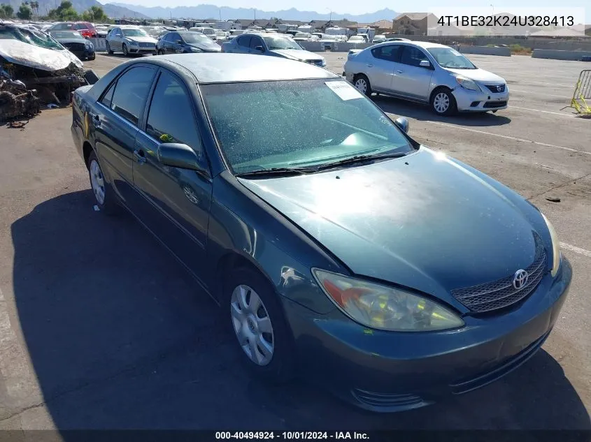 2004 Toyota Camry Le VIN: 4T1BE32K24U328413 Lot: 40494924