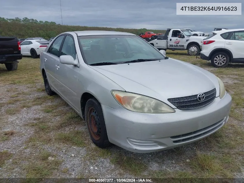 2004 Toyota Camry Le VIN: 4T1BE32K64U916623 Lot: 40507377