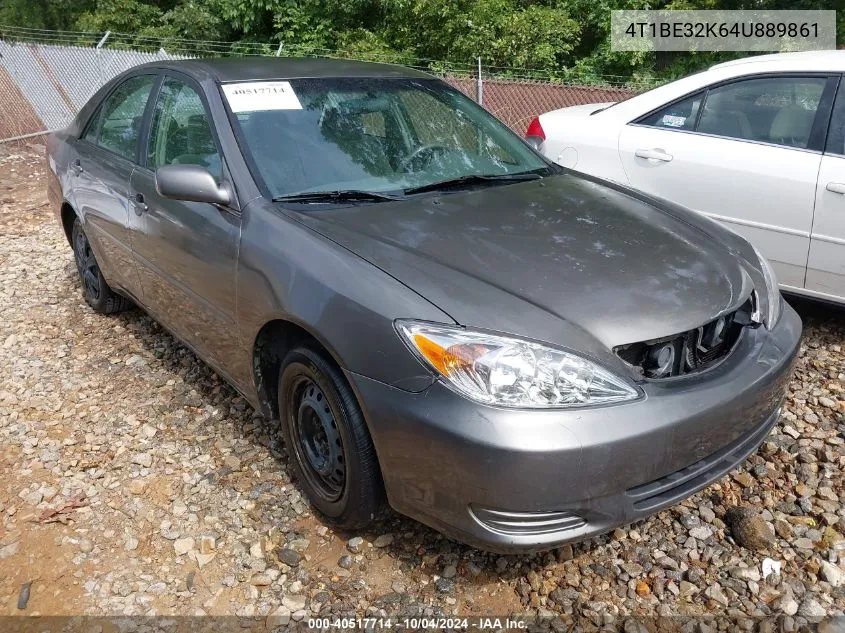 4T1BE32K64U889861 2004 Toyota Camry Le