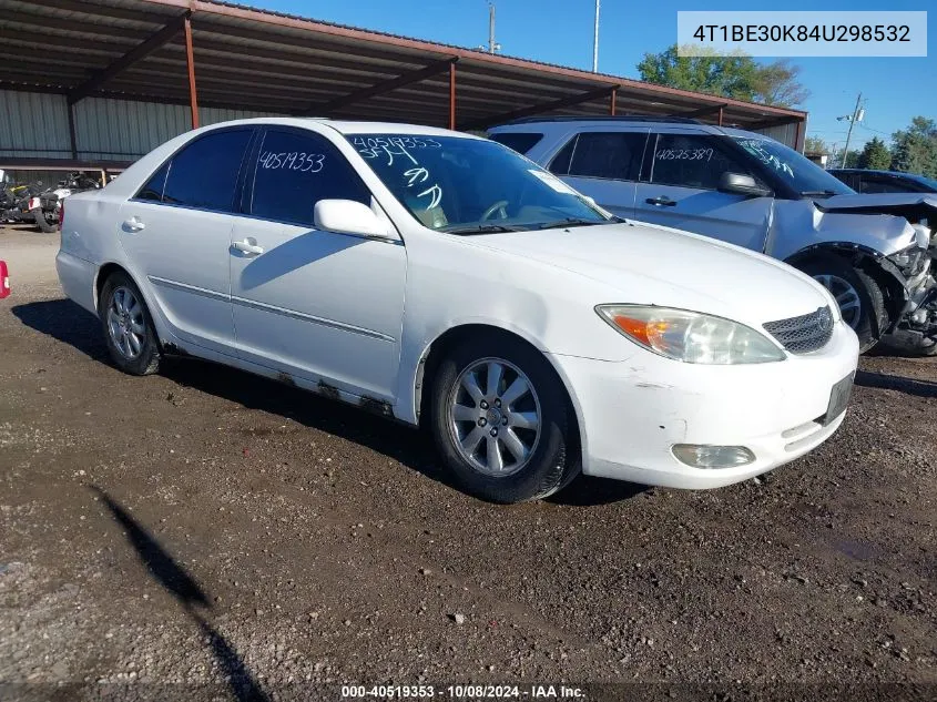 2004 Toyota Camry Xle VIN: 4T1BE30K84U298532 Lot: 40519353