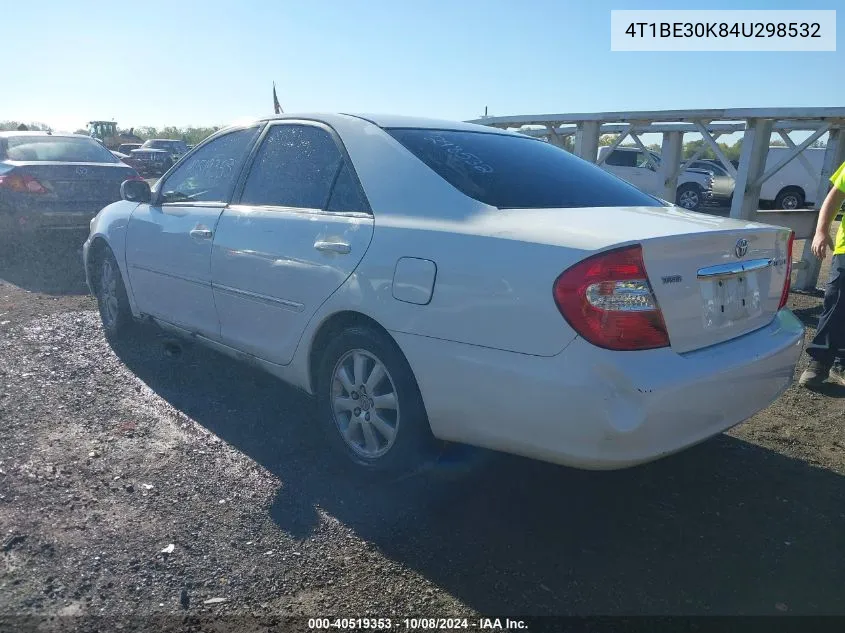 2004 Toyota Camry Xle VIN: 4T1BE30K84U298532 Lot: 40519353