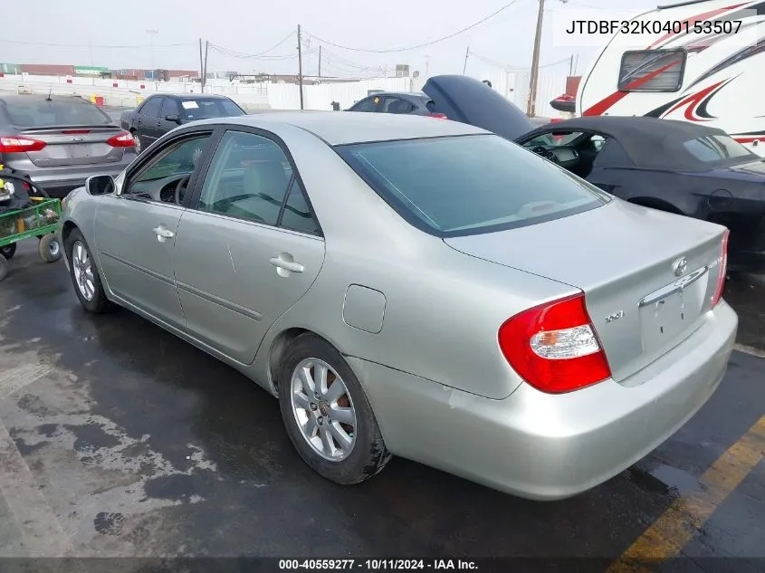 2004 Toyota Camry Xle V6 VIN: JTDBF32K040153507 Lot: 40559277