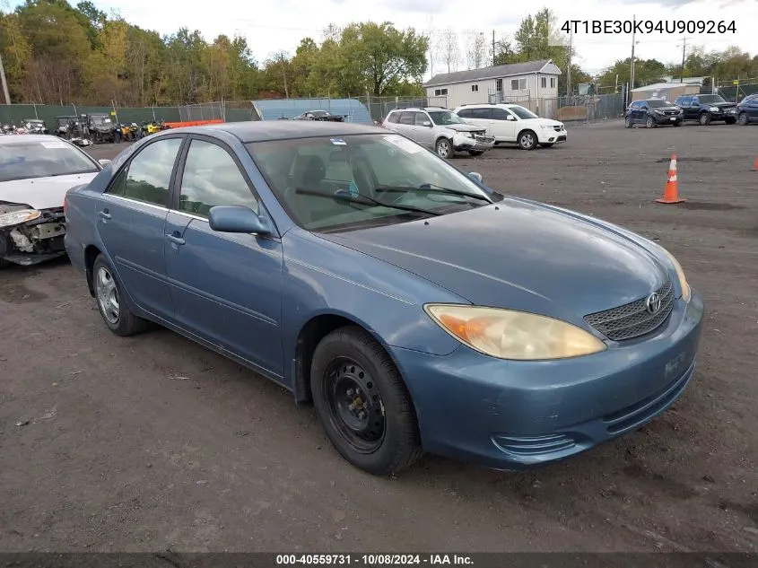 2004 Toyota Camry Le VIN: 4T1BE30K94U909264 Lot: 40559731