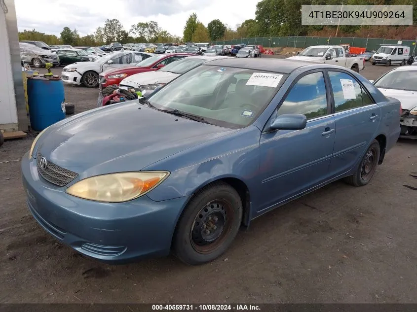 2004 Toyota Camry Le VIN: 4T1BE30K94U909264 Lot: 40559731