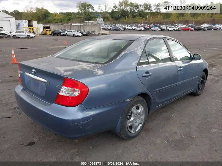 2004 Toyota Camry Le VIN: 4T1BE30K94U909264 Lot: 40559731