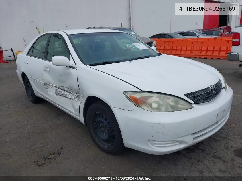 2004 Toyota Camry Le VIN: 4T1BE30K94U266169 Lot: 40566275