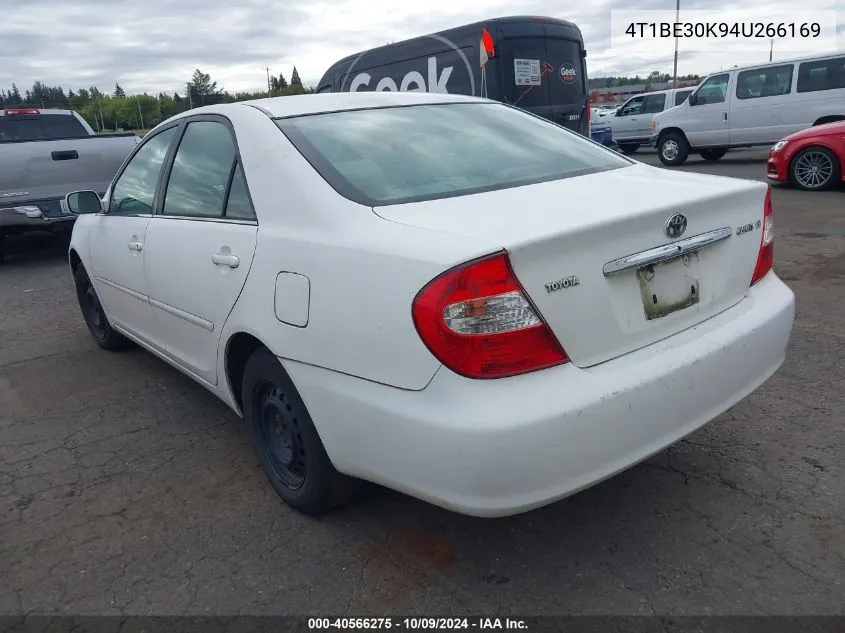 4T1BE30K94U266169 2004 Toyota Camry Le