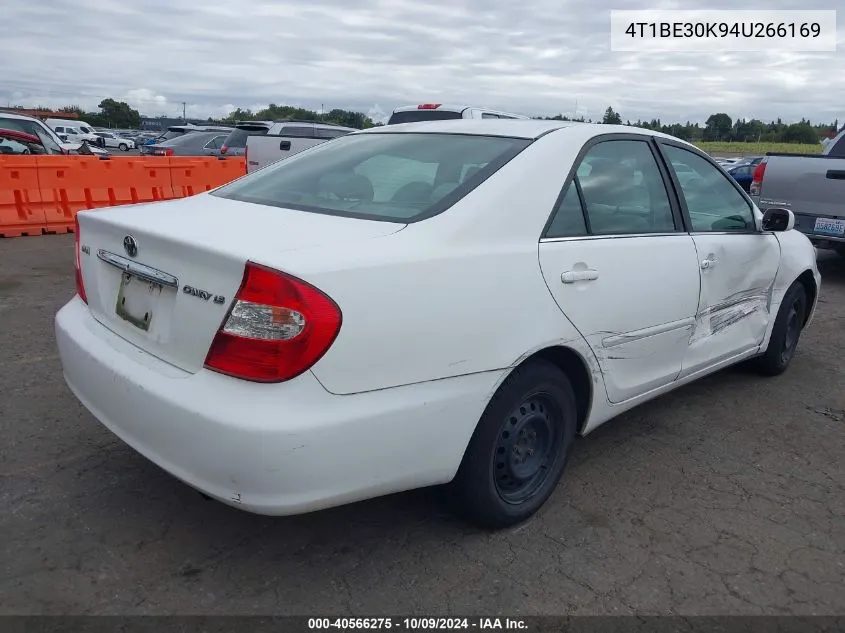 4T1BE30K94U266169 2004 Toyota Camry Le