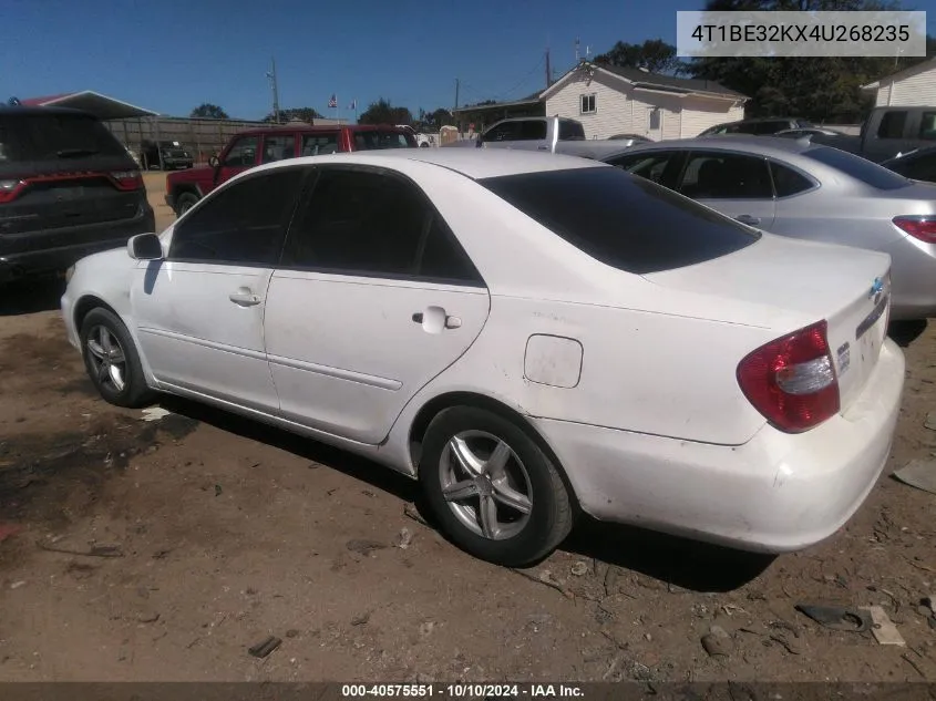 2004 Toyota Camry Le VIN: 4T1BE32KX4U268235 Lot: 40575551