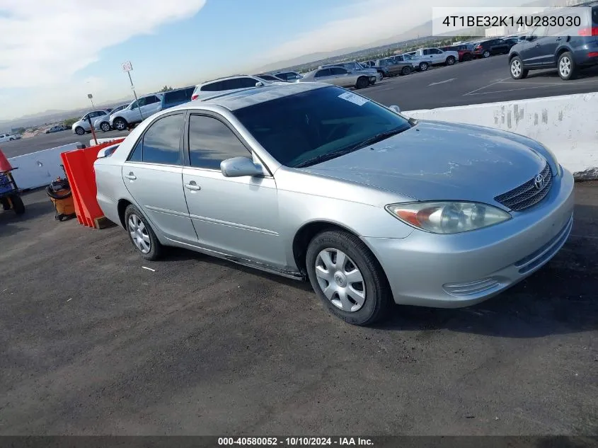 4T1BE32K14U283030 2004 Toyota Camry Le