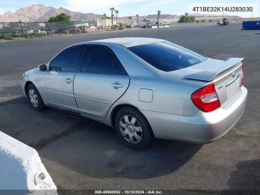 2004 Toyota Camry Le VIN: 4T1BE32K14U283030 Lot: 40580052