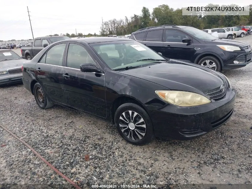 2004 Toyota Camry Le VIN: 4T1BE32K74U936301 Lot: 40605621