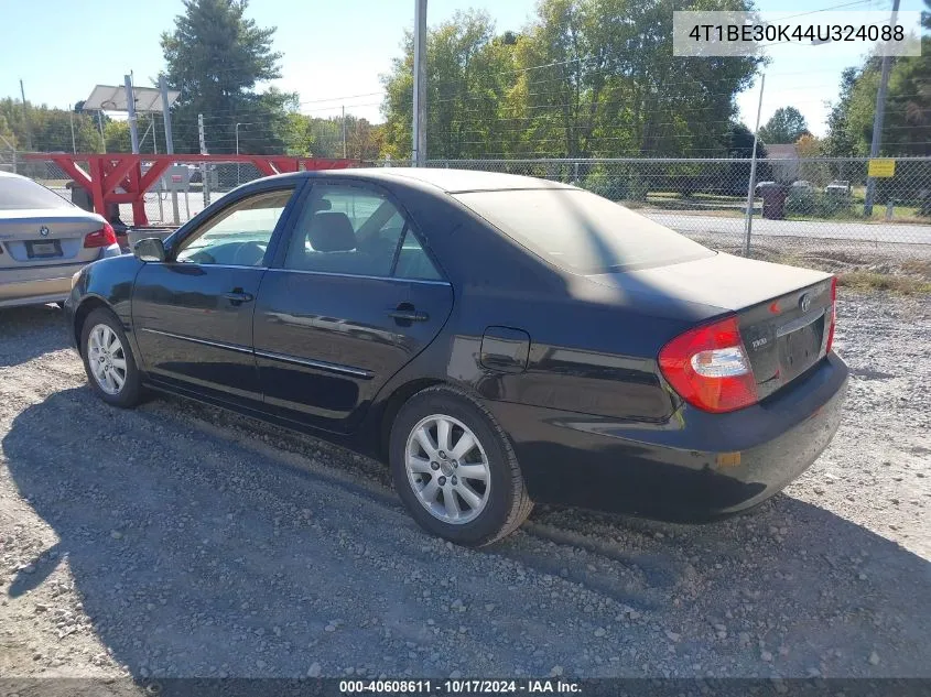 2004 Toyota Camry Xle VIN: 4T1BE30K44U324088 Lot: 40608611