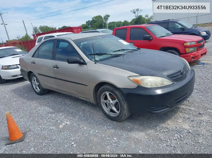 2004 Toyota Camry Le VIN: 4T1BE32K34U933556 Lot: 40614102