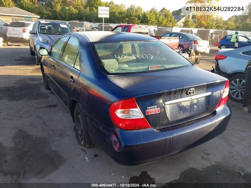 2004 Toyota Camry Le VIN: 4T1BE32K54U282284 Lot: 40634477