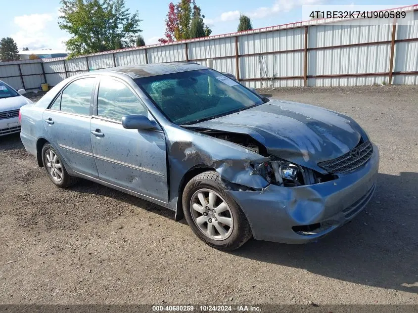 2004 Toyota Camry Xle VIN: 4T1BE32K74U900589 Lot: 40680259