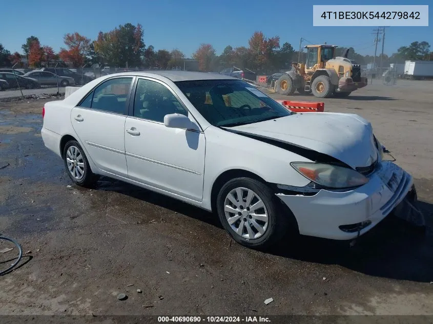 2004 Toyota Camry Le/Se/Xle VIN: 4T1BE30K544279842 Lot: 40690690