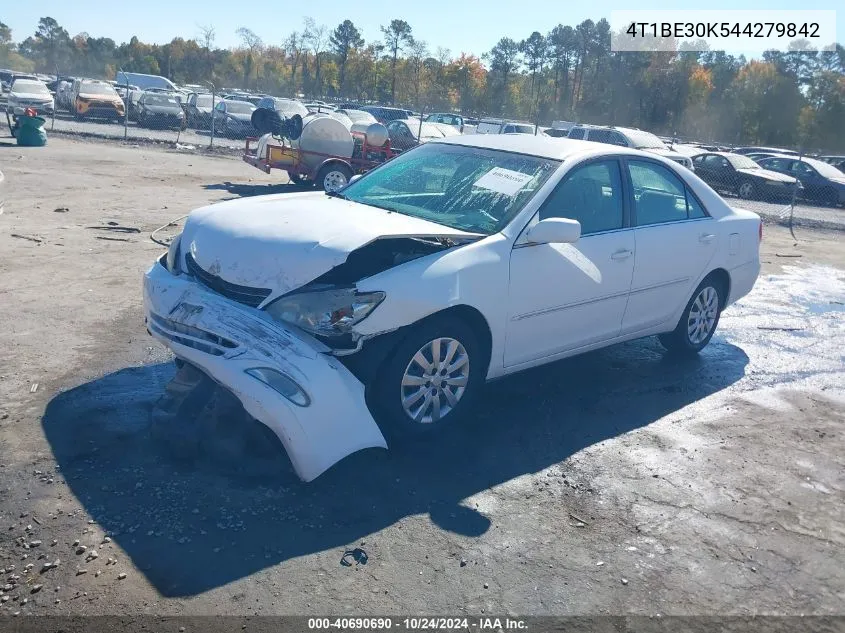 2004 Toyota Camry Le/Se/Xle VIN: 4T1BE30K544279842 Lot: 40690690