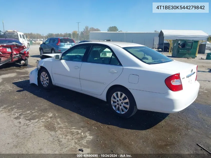 2004 Toyota Camry Le/Se/Xle VIN: 4T1BE30K544279842 Lot: 40690690