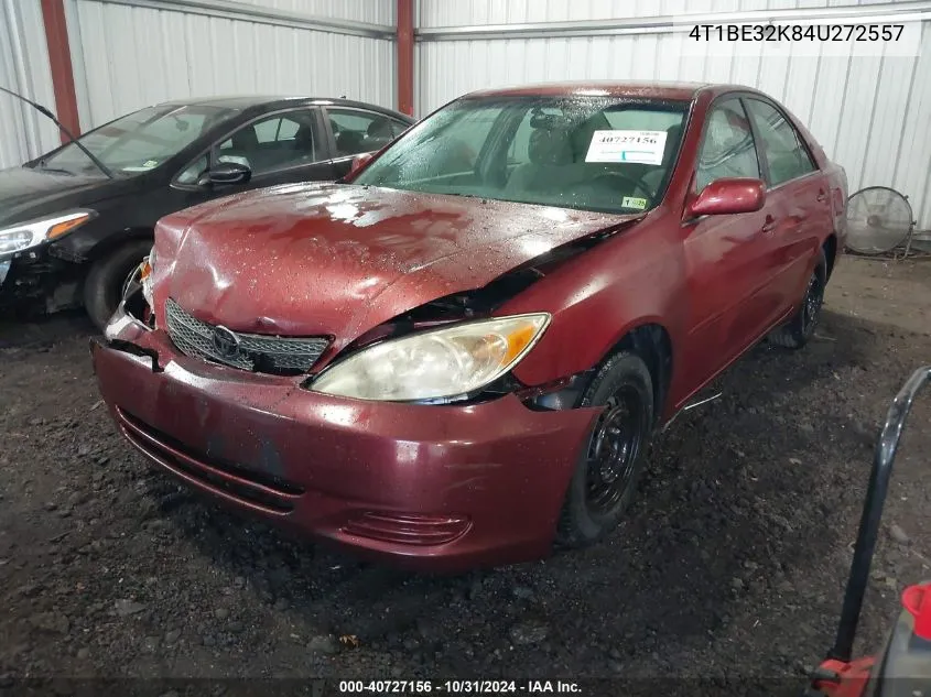 2004 Toyota Camry Le VIN: 4T1BE32K84U272557 Lot: 40727156