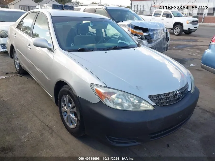 2004 Toyota Camry Le V6 VIN: 4T1BF32K84U587128 Lot: 40739698