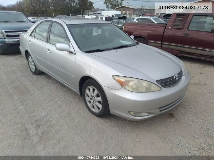 2004 Toyota Camry Xle VIN: 4T1BE30K84U307178 Lot: 40744322