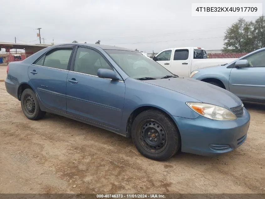 2004 Toyota Camry Le VIN: 4T1BE32KX4U917709 Lot: 40746373