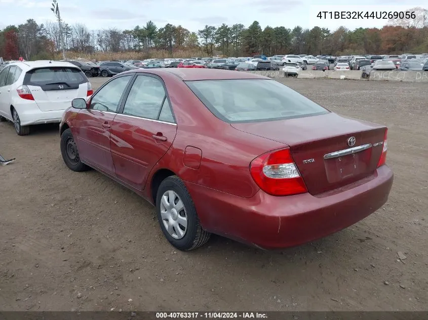 2004 Toyota Camry Le VIN: 4T1BE32K44U269056 Lot: 40763317