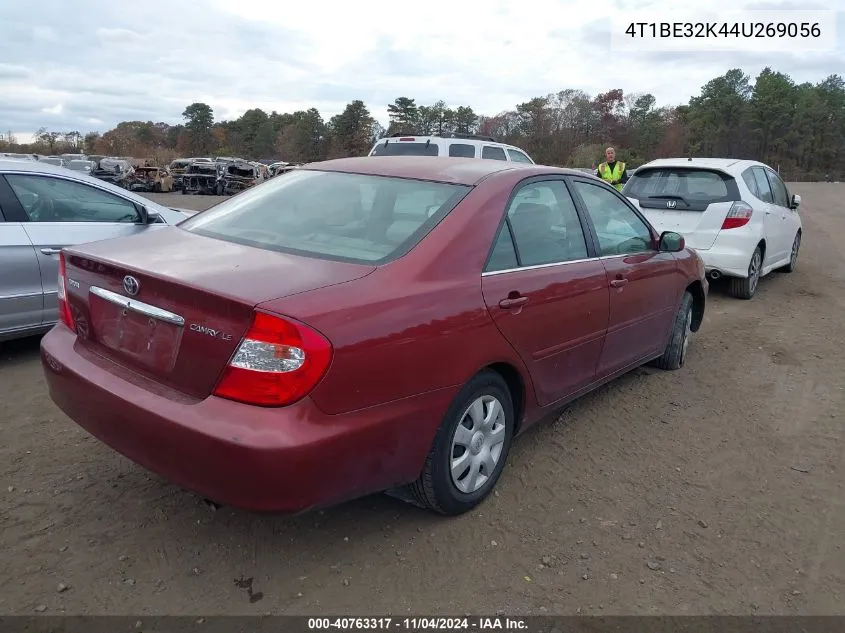 2004 Toyota Camry Le VIN: 4T1BE32K44U269056 Lot: 40763317