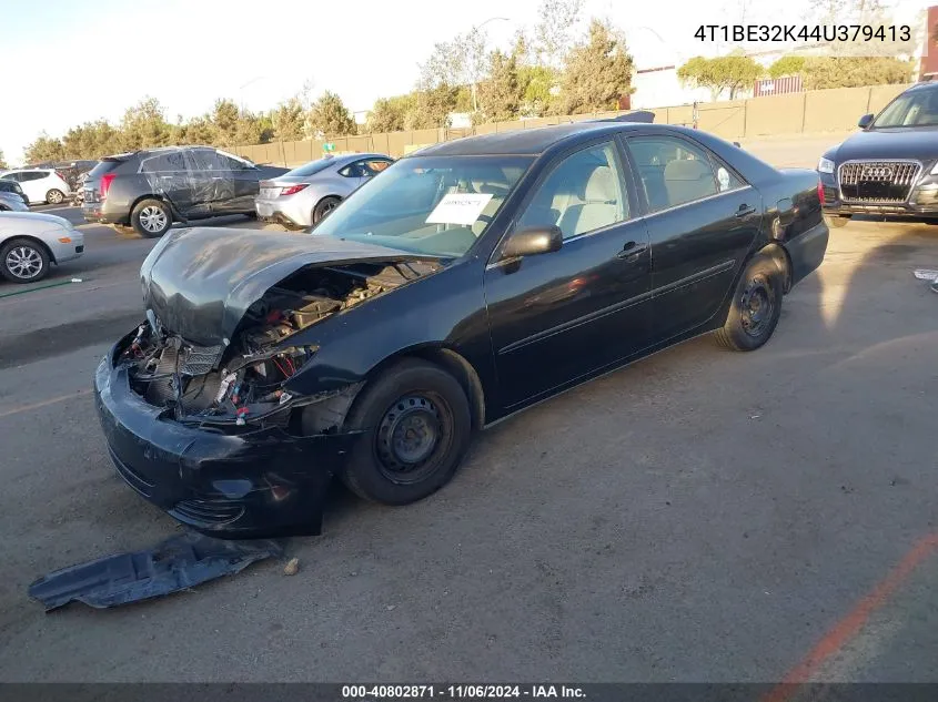 2004 Toyota Camry Le VIN: 4T1BE32K44U379413 Lot: 40802871