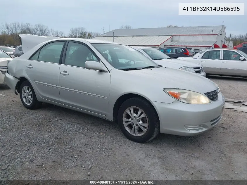 2004 Toyota Camry Le V6 VIN: 4T1BF32K14U586595 Lot: 40848157