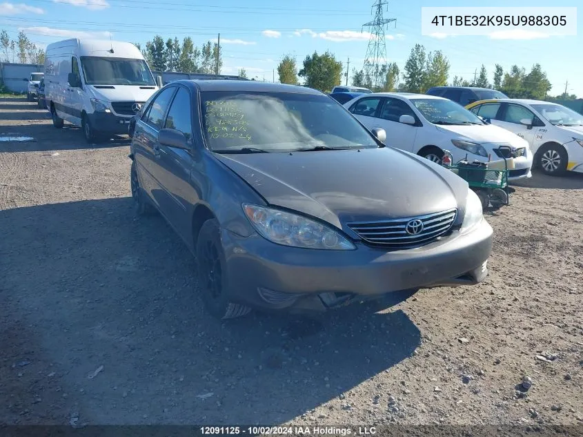 2005 Toyota Camry VIN: 4T1BE32K95U988305 Lot: 12091125