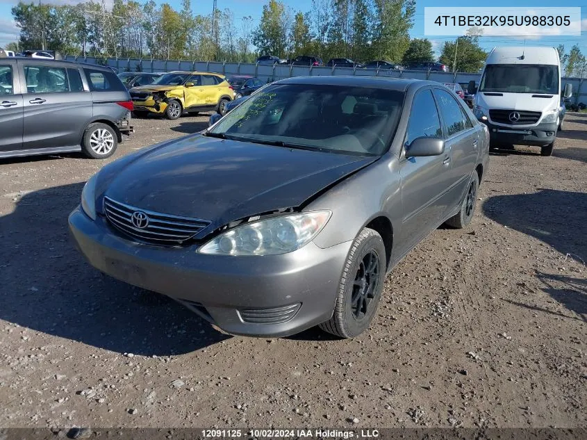 2005 Toyota Camry VIN: 4T1BE32K95U988305 Lot: 12091125