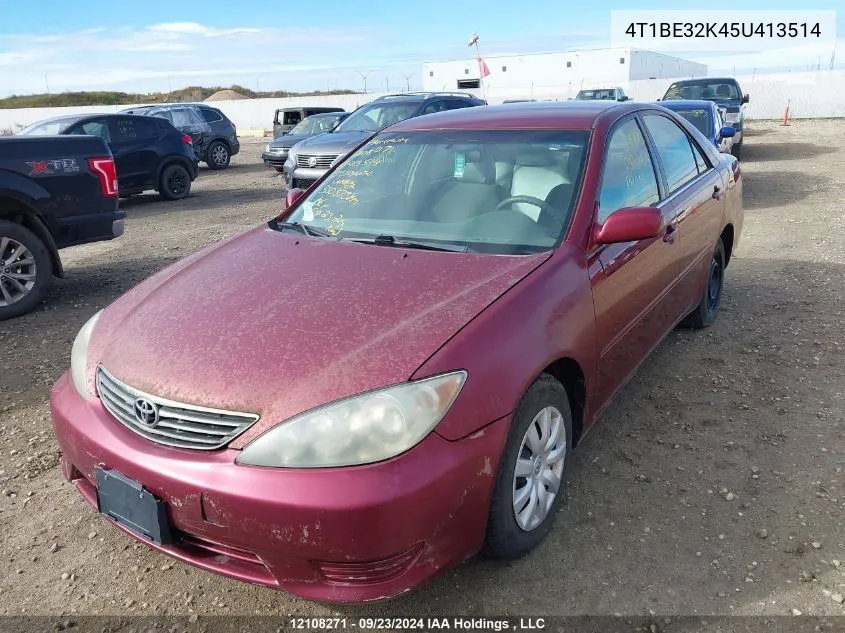 2005 Toyota Camry Le/Xle/Se VIN: 4T1BE32K45U413514 Lot: 12108271