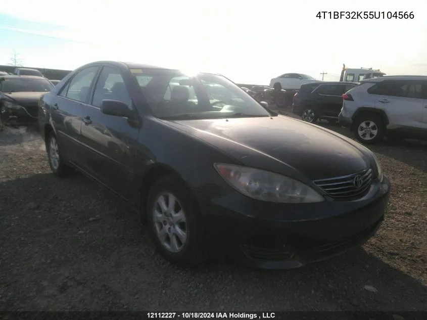 2005 Toyota Camry Le V6/Xle V6 VIN: 4T1BF32K55U104566 Lot: 12112227