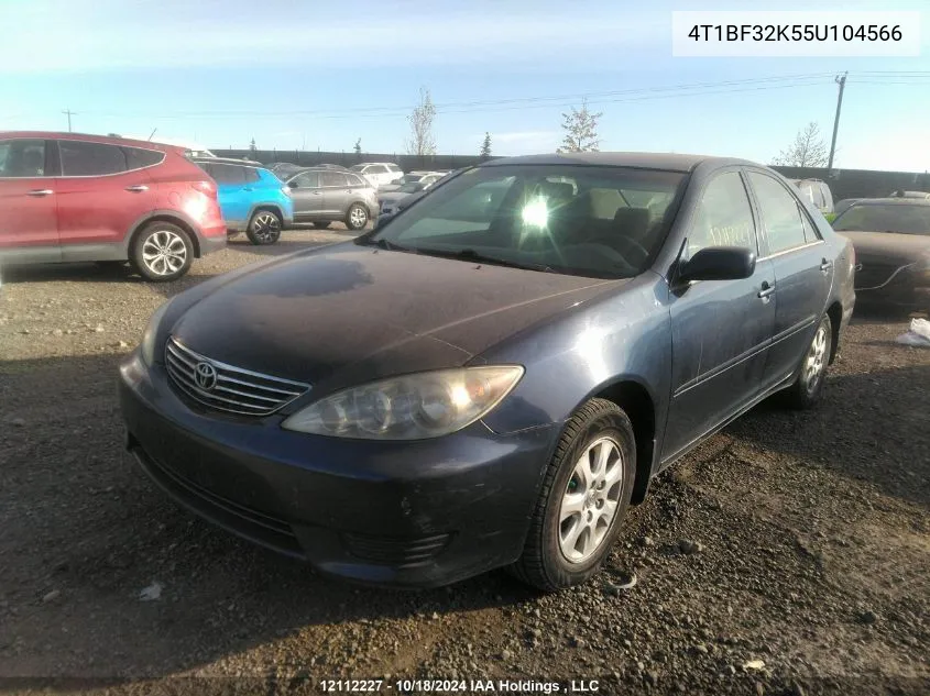 2005 Toyota Camry Le V6/Xle V6 VIN: 4T1BF32K55U104566 Lot: 12112227