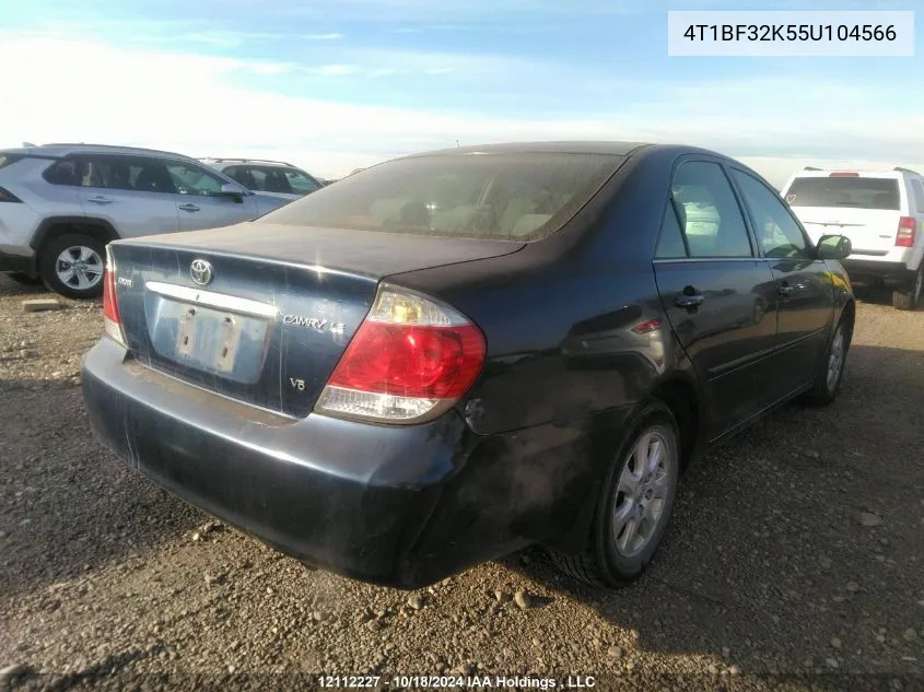 2005 Toyota Camry Le V6/Xle V6 VIN: 4T1BF32K55U104566 Lot: 12112227