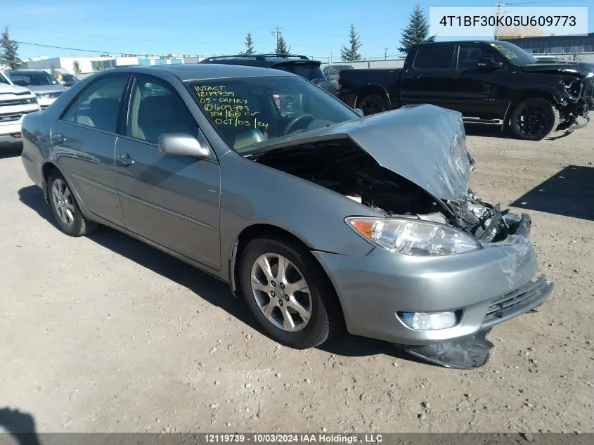 2005 Toyota Camry Le/Xle/Se VIN: 4T1BF30K05U609773 Lot: 12119739