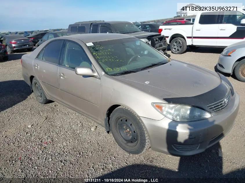 2005 Toyota Camry Le/Se/Std/Xle VIN: 4T1BE32K35U963271 Lot: 12131211